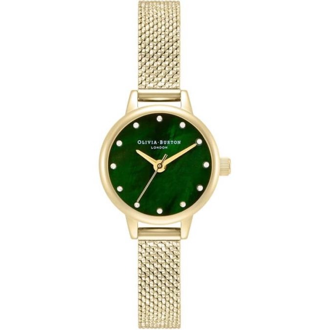 Classics Green Gold Mesh Watch